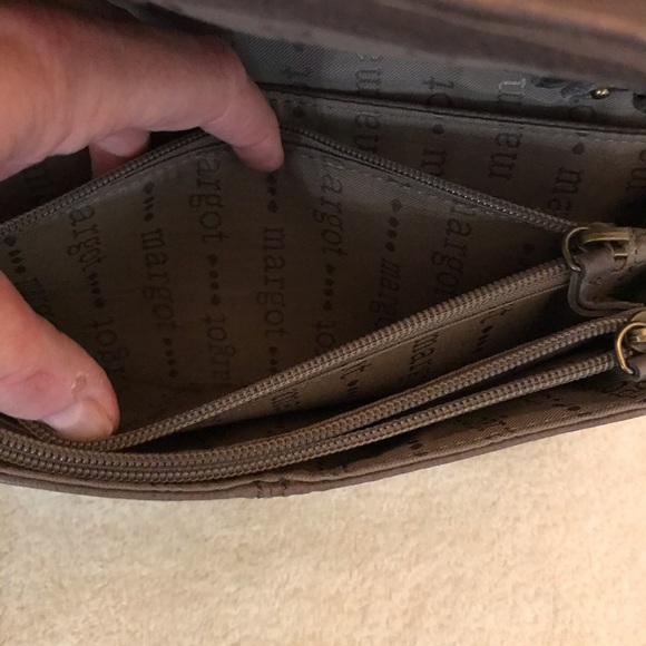 Margot Brown Genuine Leather Crossbody Bag - Picture 7 of 16